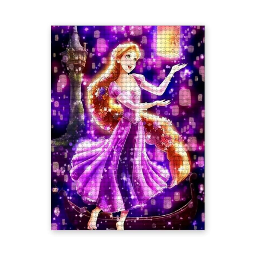 ディズニー　ラプンツェル　アート 中川翔子がディズニー監修のもと描き下ろし、「ラプンツェル